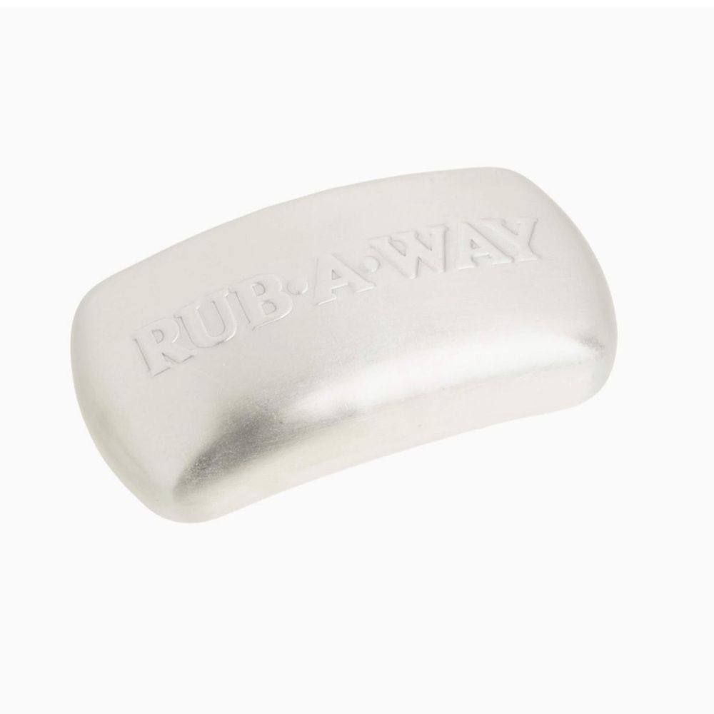 Amco Houseworks Rub-a-Way Silver Stainless Steel Odor Remover Bar Camping New